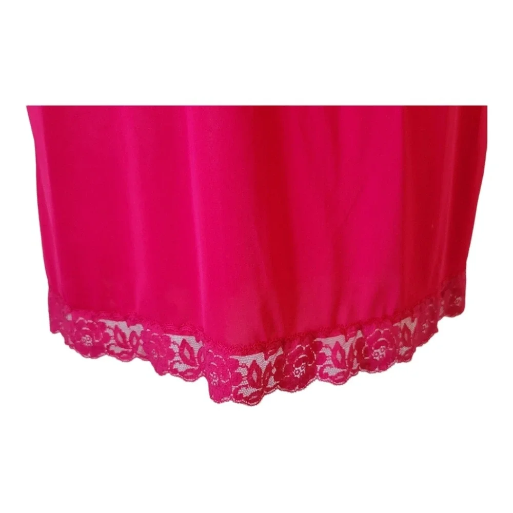 Vintage Gossard Artemis Pink Slip Dress Lace Trim Bust Size‎ 34 Small